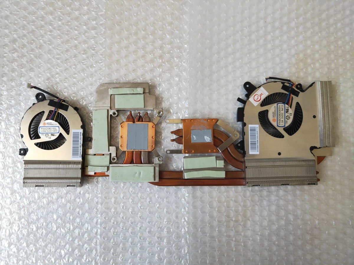 MS-16W2 FOR MSI GF65 Thin 10UE RTX3060 Heatsink Cooler Cooling Fan