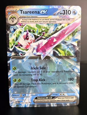 Pokmon TCG - TSAREENA EX - 046/182 - DOUBLE RARE - PARADOX RIFT 2023 -  NM/MINT | eBay
