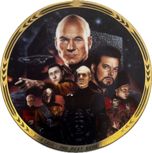 Star Trek The Next Generation Best of Both Worlds Plate Hamilton Collection Mint