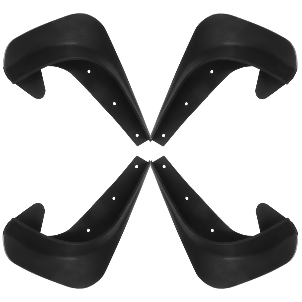 4pcs Mud Guard Tire Splash Guard Car Tire Mud Flap Rear Wheel Mud Guard