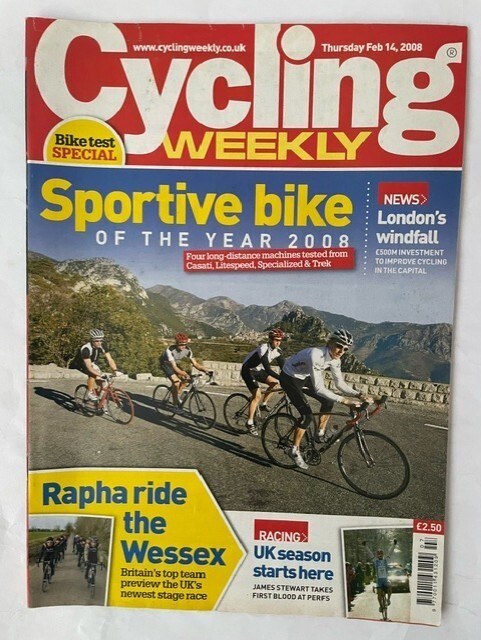 Wessex Bike Repairs CYCLING WEEKLY 14 FEB 2008 LONDONS