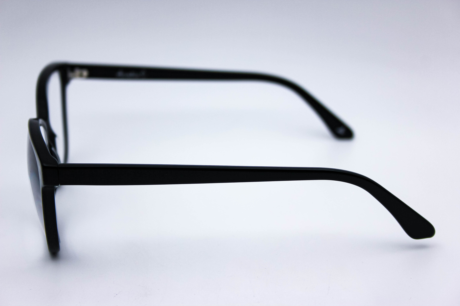 Amelia E Chardonnay Shiny Black Square Eyeglasses Frames 35-001645 52-17-140