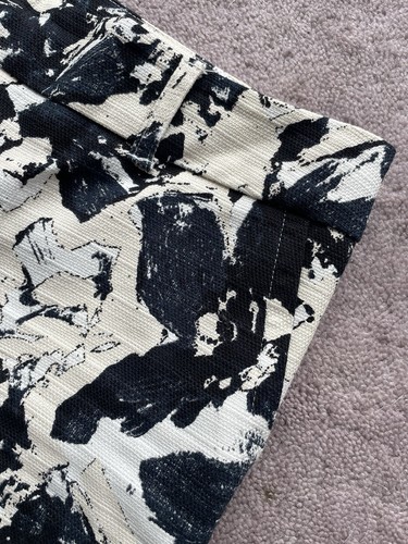 Ankle Grazer Trousers. Size 12 Black, Navy, White & Cream - Picture 3 of 12