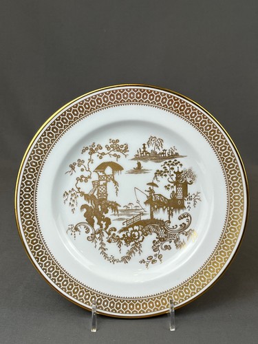 4 Spode SPODE’S GARDEN Y7046 Gold 8" Dessert/Salad Plates (A): EUC - Picture 6 of 12