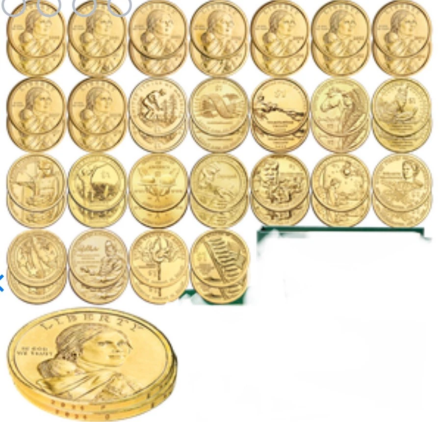 Complete Set 2000-2026 Sacagawea Native Dollar Set P&D 54 Coins