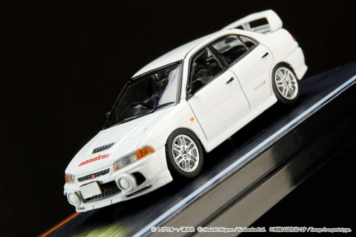 1/64 Mitsubishi Lancer RS Evolution IV INITIAL D SEIJI IWAKI 1/64 Mitsubishi Lancer RS Evolution IV INITIAL D SEIJI IWAKI