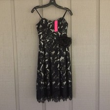 Lilly Pulitzer Camilla Dress SZ 00 Women In Two Tone Orchid Lace Flower Overlay