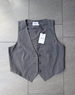 MSCH Copenhagen Damen Weste Gr. S Grau Neu mit Etikett