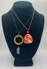 Jewelry Bundle 2pcs 21.5g Sterling Silver Assorted Necklace Pendant