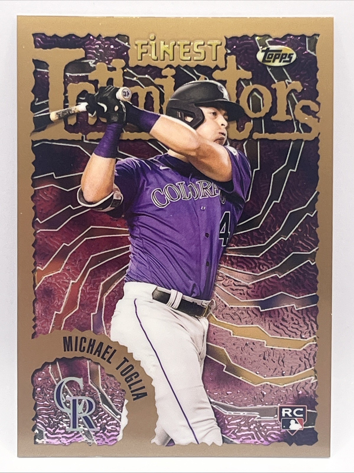 2023 Topps Finest Flashbacks - Finest Intimidators Michael Toglia #77 ...