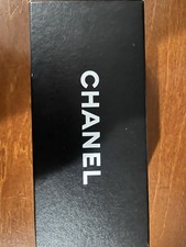 Empty Chanel Sunglass Case with Outter Box Black and White