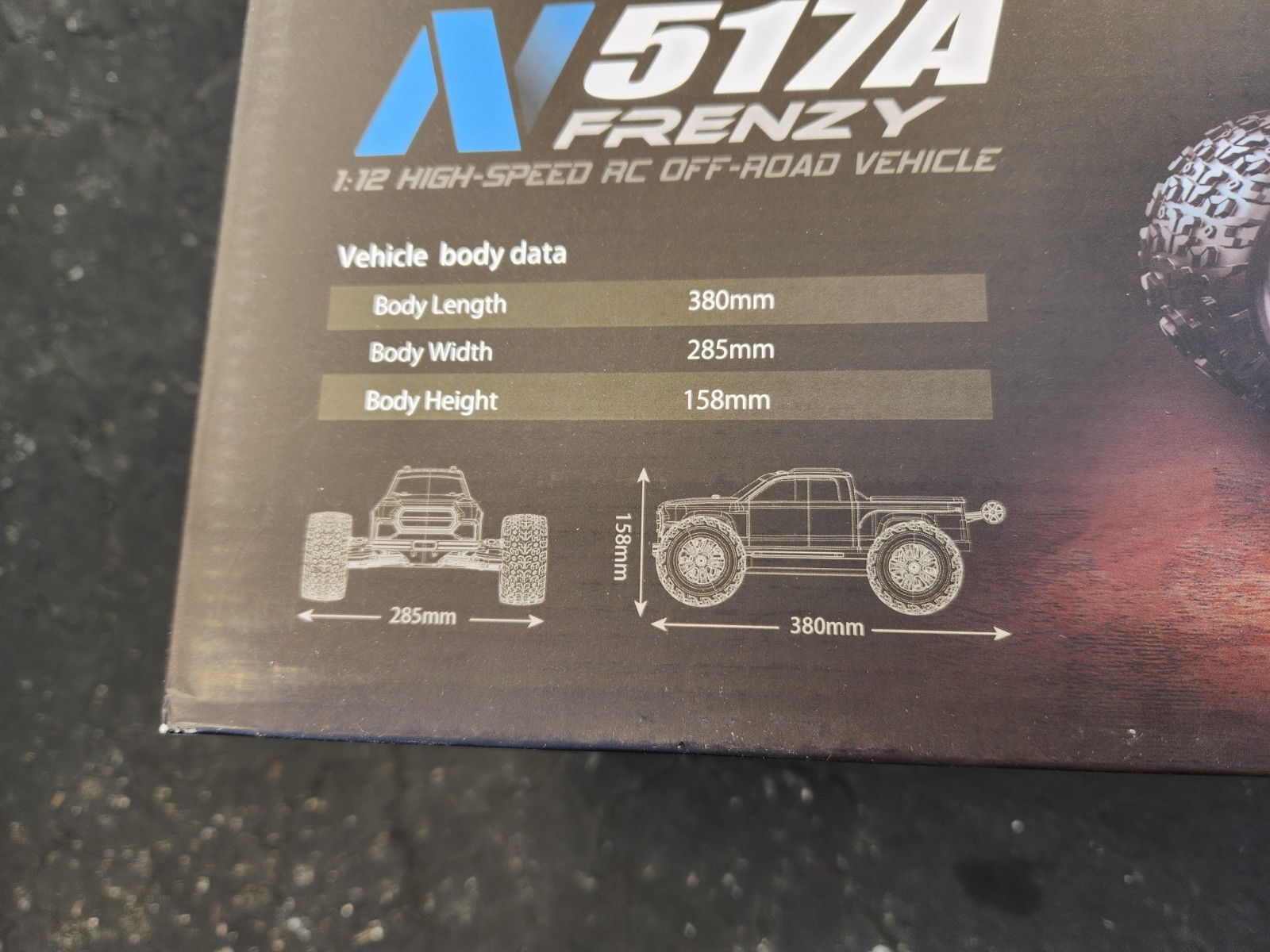 HOSHIPLAY 1:12 4WD RC Monster Truck Brushless Motor