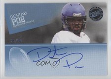 2012 Press Pass Signings Blue 38/50 Dontari Poe #PPS-DP Auto 1r5