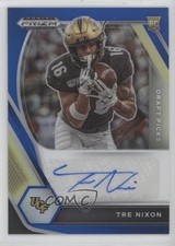 2021 Panini Prizm Draft Picks Blue 78/149 Tre Nixon #DPA-TRE Auto 10k8