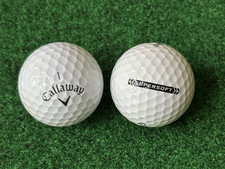 36 Callaway Supersoft Used White Golf Balls 5A Condition No Logos or Ink AAAAA 