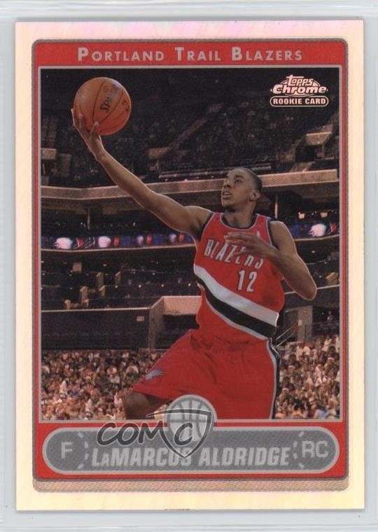 2006-07 Topps Chrome Refractor 5/199 LaMarcus Aldridge #183 c6i