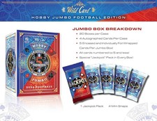 2024 Wild Card 5 Card Draw Stacked Deck Football Jumbo (One 1/1 Per Trading Box)