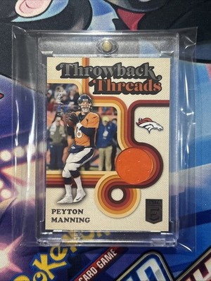    2024 Panini Elite Throwback Threads Peyton Manning #THT-PMA /500 Broncos