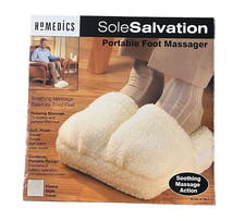HoMedics Sole Salvation Portable Foot Massager Vibrating Battery Operated TESTED