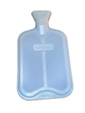 Image of Cassandra Light Blue 2 Litres Rubber Hot Water Bottle Pain Relief and Warmth