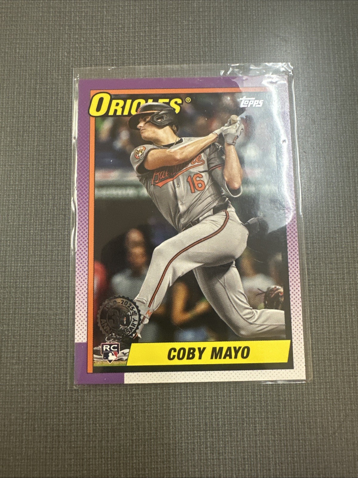 2025 Topps Series 1 - 1990 Topps Baseball Coby Mayo #T90-93 (RC)