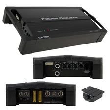 Power Acoustik RZ1-1500D 1500W Class D Monoblock Amplifier, Black
