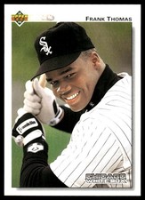 Frank Thomas 1992 Upper Deck #166 White Sox MLB READ FREE SHIPPING AutographDen