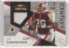 2009 Donruss Threads Century Stars Materials Prime 16/50 Clinton Portis #5 0rx8