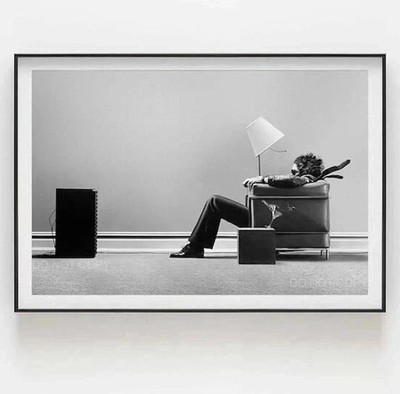 Blown Away Guy Maxell Vintage Audio Advertisement Poster 1979
