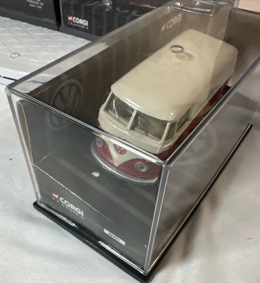 Set of 3 CORGI CLASSICS 1:43 PORSCHE 356, VW Van, Jaguar E Type Open Top (Y11) - Image 4 of 4