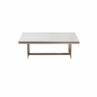 Stilvoller Beiger Couchtisch Wohnzimmer Kaffeetisch Designer Holz MöBel