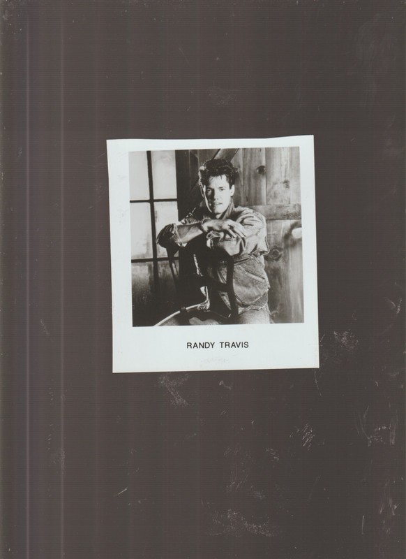 4X5 B&W   PHOTO OF-RANDY TRAVIS
