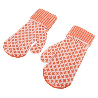 Unique Naughty-List-Fäustlinge Mit Verstecktem Mittelfinger Warm Gestrickt