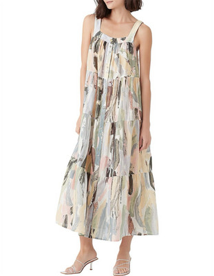 aje paperbark shirt dress Aje - Paperbark Portrait Midi Dress