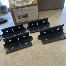 Steel Post Coupling Outer 4"H x 1.375"W x 1.375"D, Edsal Muscle Rack 4-Pack Grey