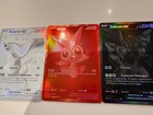 pokemon full art BWR-Victini/Reshiram EX/Zekrom EX-Foudre Noire/ Flamme Blanche 