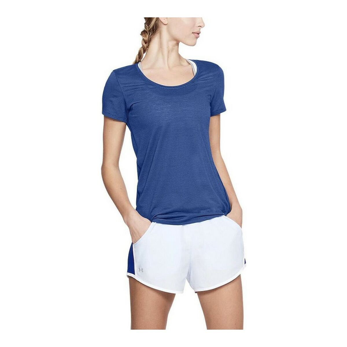 Camiseta de Manga Corta Mujer Under Armour 1271517-574 Azul