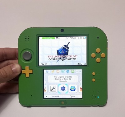 Nintendo 2DS Legend of Zelda Ocarina of Time 3D Green Console | eBay