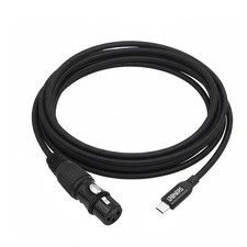 USB-to 3-Pin XLR Female Cable 10FT - USB 24Bit/96KHz Digital to Analog XLR Fe...