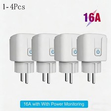 16A x 4 Stück TUYA WiFi Smart Life Socket Plug Steckdose Buchse Alexa …
