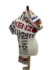 S29 kenzo Multicolor Rectangle Wool Nylon Scarf Multicolore 92 13 Inch