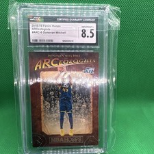 2018-19 Panini NBA Hoops Donovan Mitchell ARCeologists #ARC-8 CGC 8.5 Utah Jazz