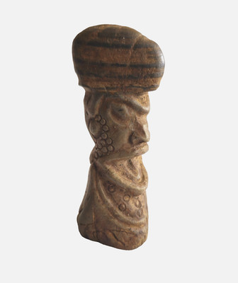 Prehistoric Alien Like Idol   Neolithic Carved Stone Figure   Ancient Artifact