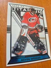 KEVIN WEEKS 2002-03 Pacific Private Stock Titanium CARD #20 LIMITED #D/450