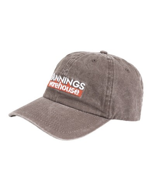 #ad Bunnings Warehouse Washed Brown Cap Hat One Size Baseball AU $24.99