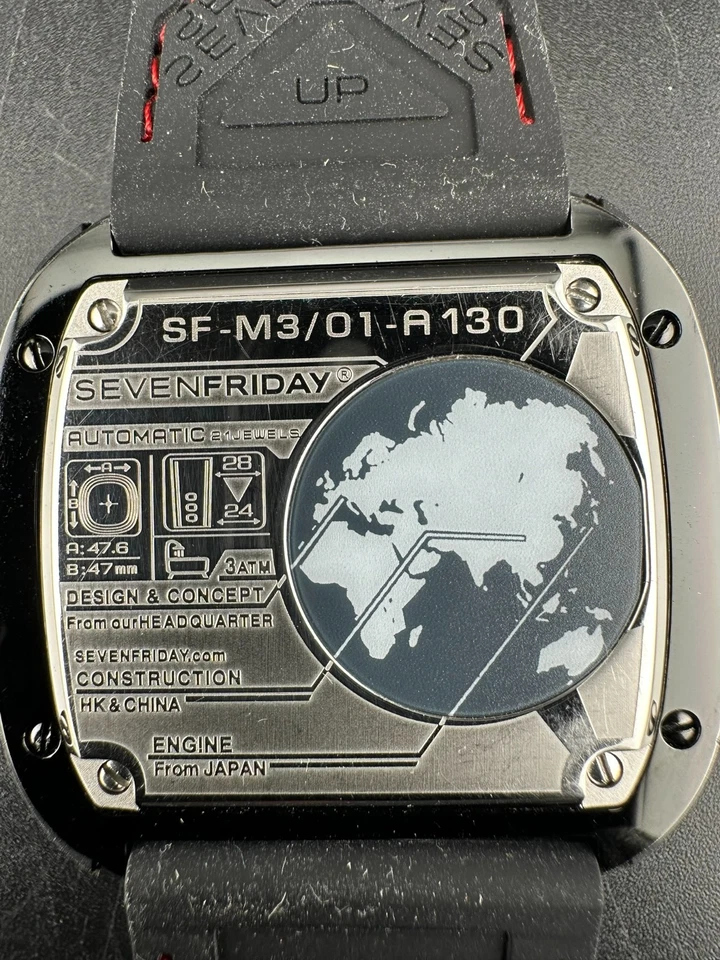 Sevenfriday Spaceship Mens Automatic Grey Dial Watch 46mm Sapphire Crystal M3/01 - Image 2 of 4