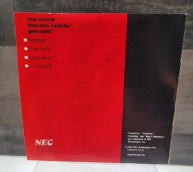 Bonk&rsquo;s Adventure Turbo Grafx 16 Cib TG-16 Complete, Tested, Authentic.