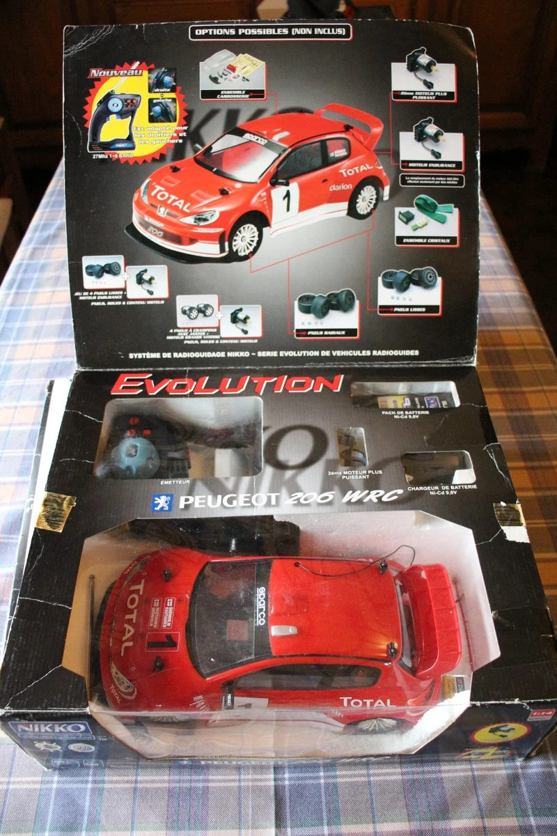 Nikko Evolution 1:14 Citroën Xsara WRC Bleue - Voiture Télécommandée Occasion - Vintage Rallye