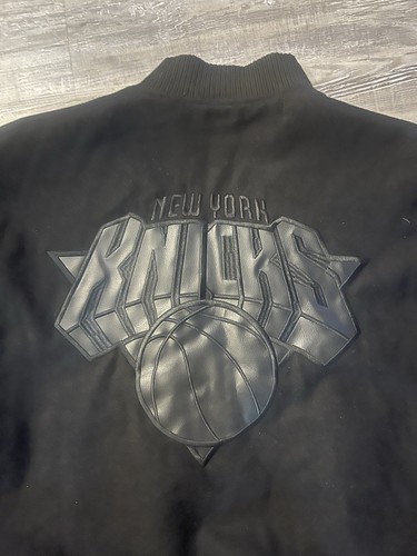 New York Knicks Reversible Wool/nylon Mens Design Full Snap NBA Jacket( (read) - Picture 6 of 18