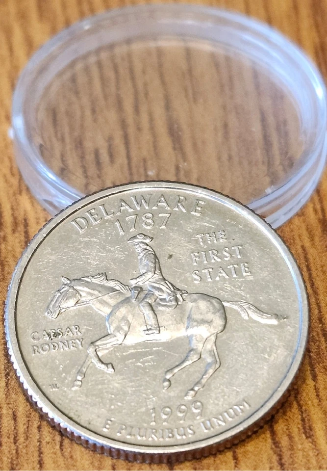 50% Off Sale - 1999S Delaware State Collectible Quarter from Bank Rolls - Image 2 of 4